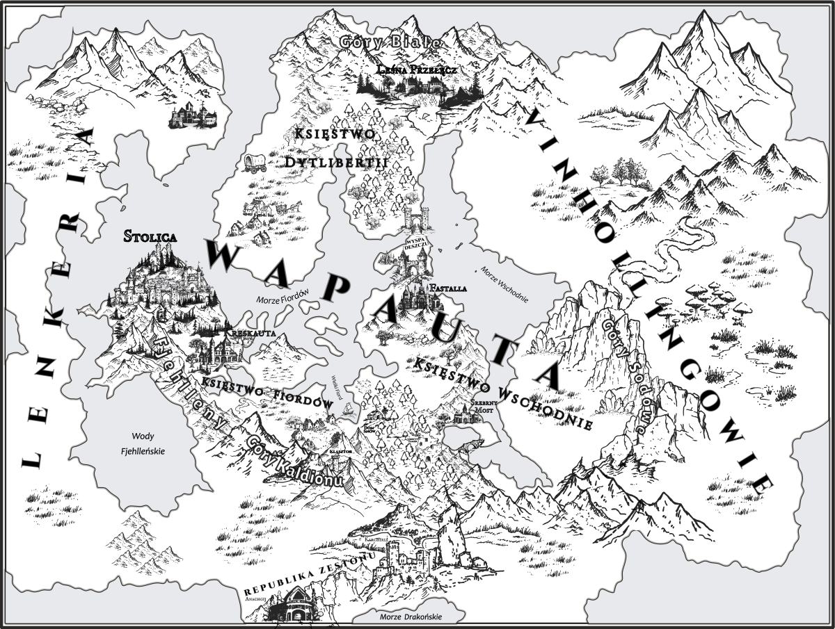 Wykute z czasu - Mapa Świata